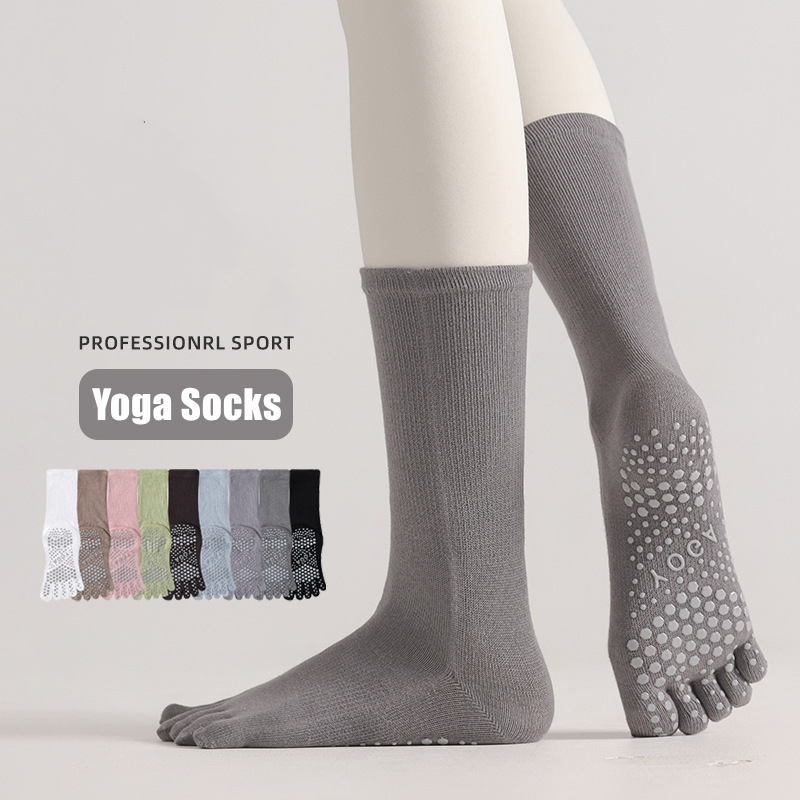Pilates & Yoga Unleashed International Academy Yonkers - 1 Pairs Woman Yoga Socks Candy