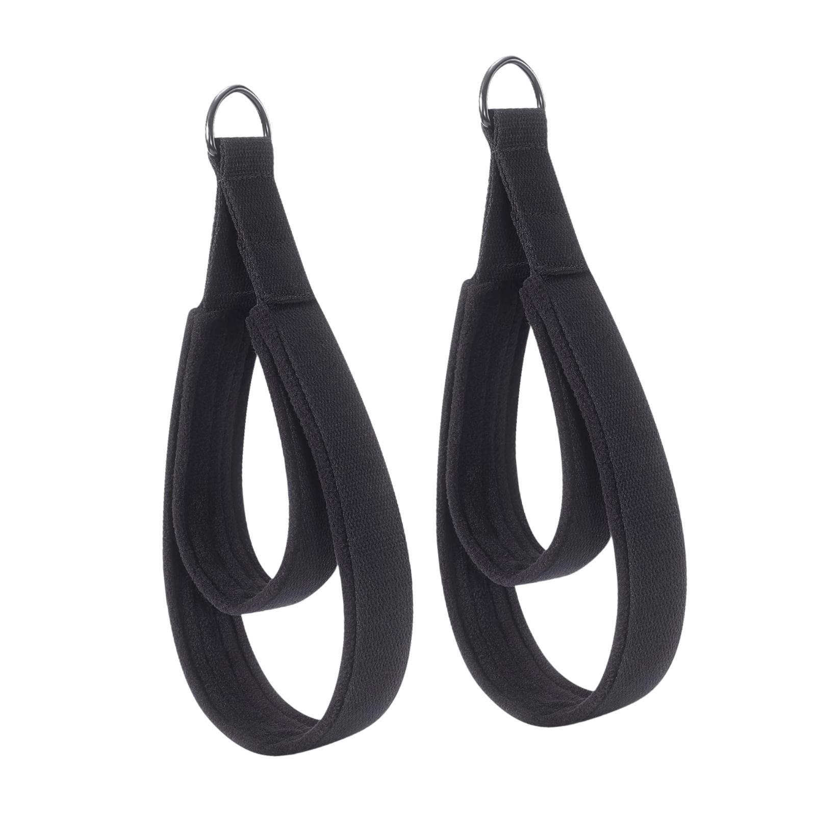 Pilates Ankle Strap - 2x D Rings Straps Nonslip Pilate