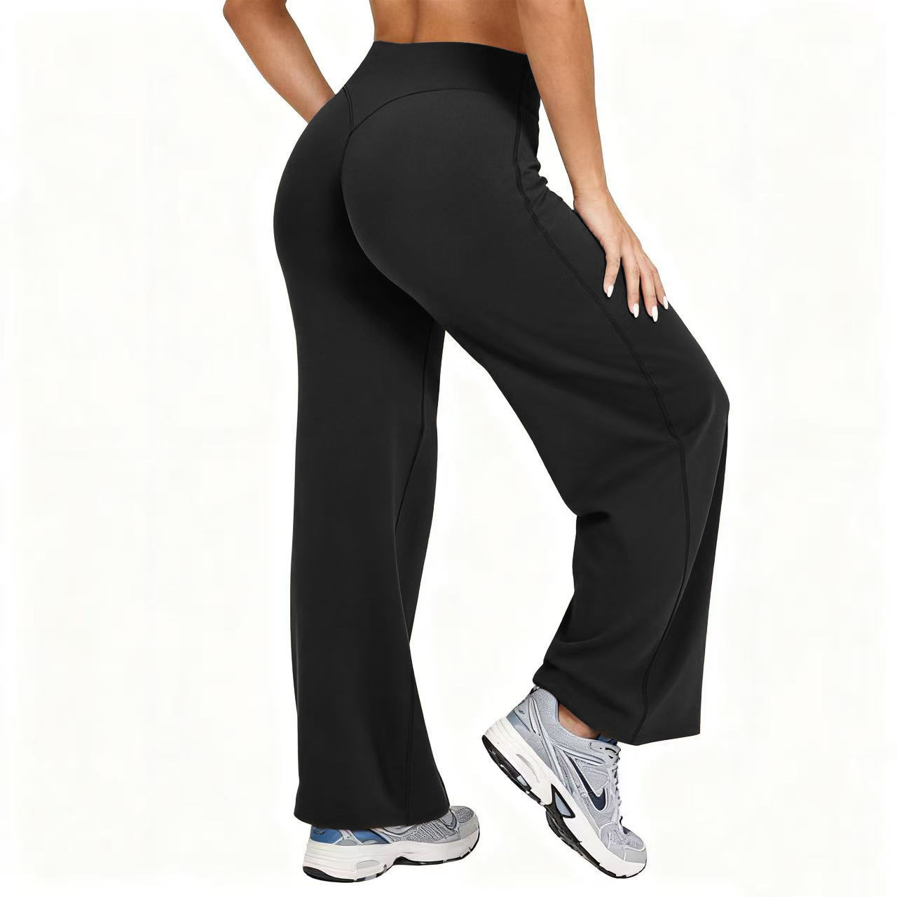 Pilates & Yoga Unleashed International Academy Yonkers - Women Plus Size Yoga Wide-leg Pants