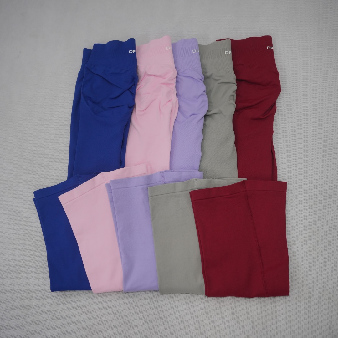 Pilates Yoga Legging - DF-LOGO Women Seamless Flared Leggings Quick