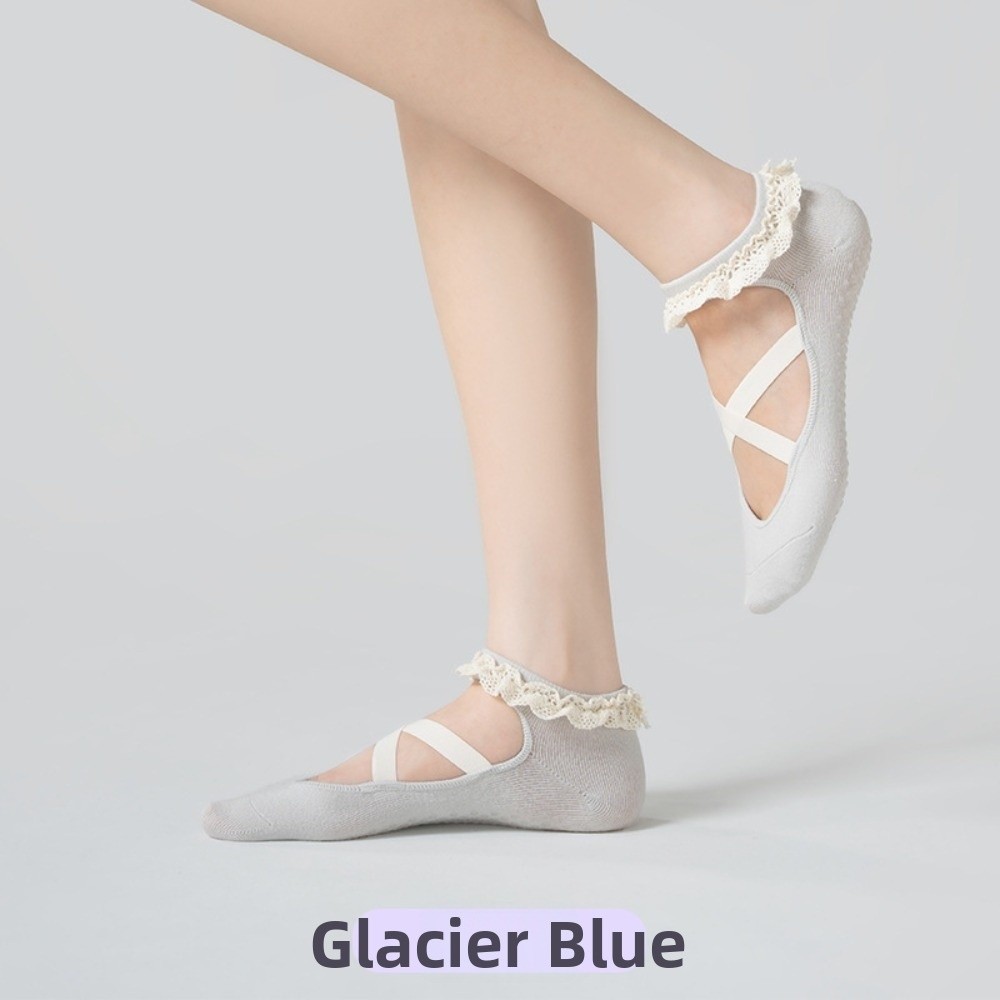 Gifts Non Slip Yoga Socks Lace - Pilates Ankle Strap 评论和价格