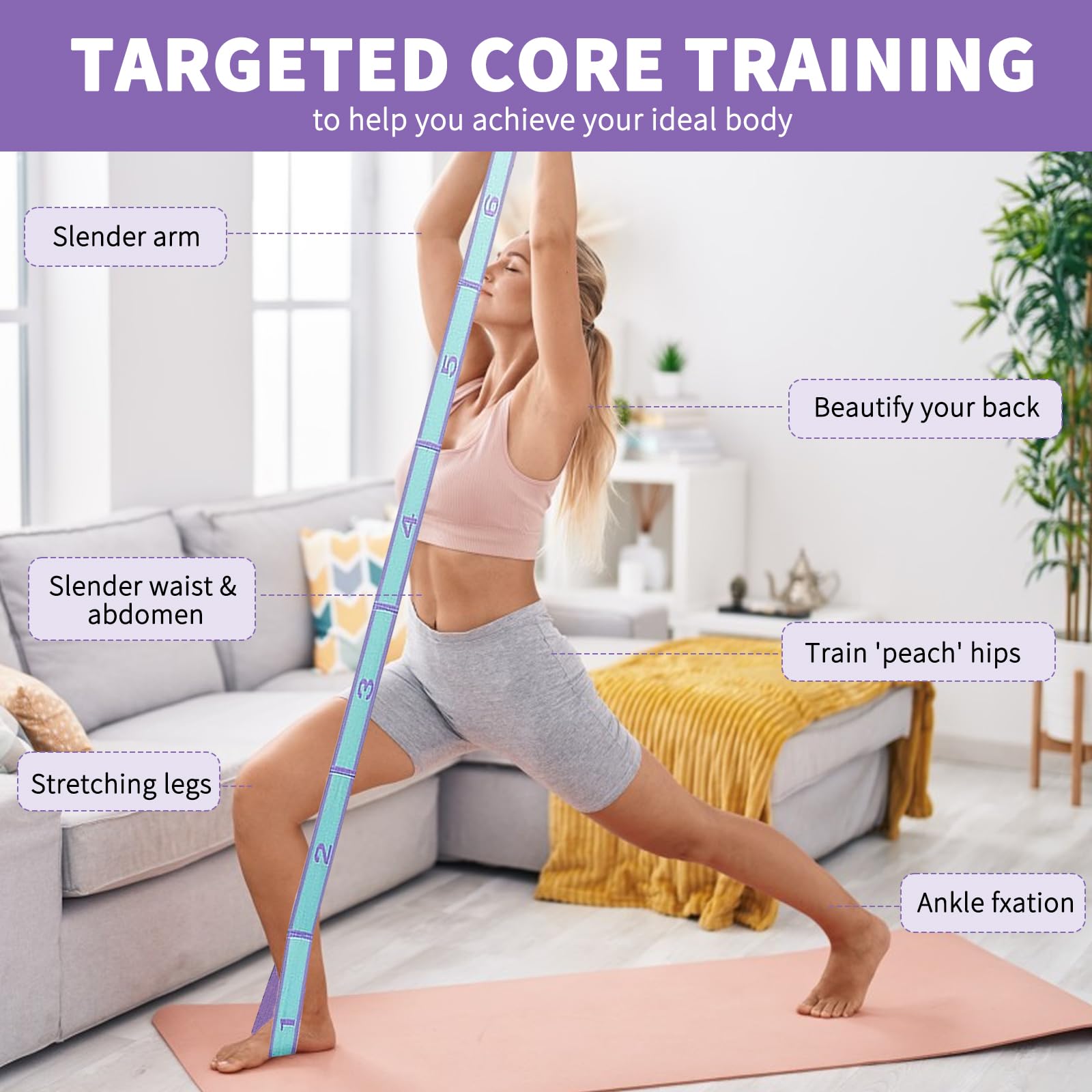 Slimming Resistance Band Yoga  - Pilates Yoga Hot 评论和价格