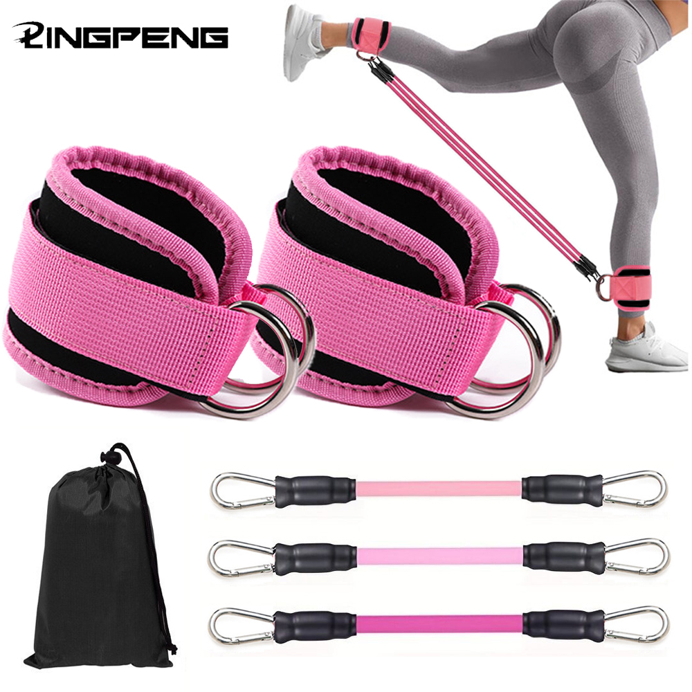 Ankle Straps Resistance Bands  - Pilates Ankle Strap 评论和价格