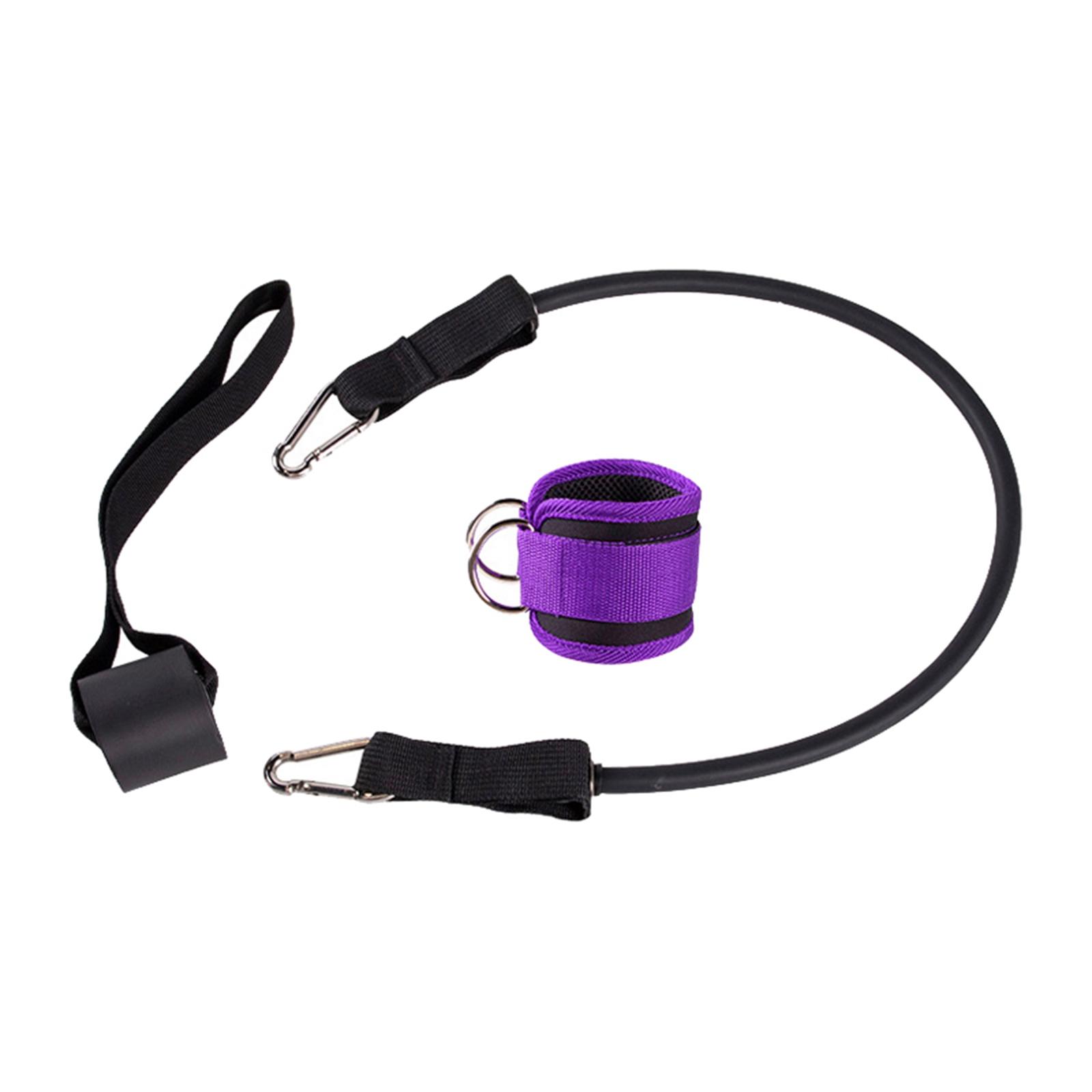 Resistance Band Set D Ring Ank - Pilates Ankle Strap 评论和价格