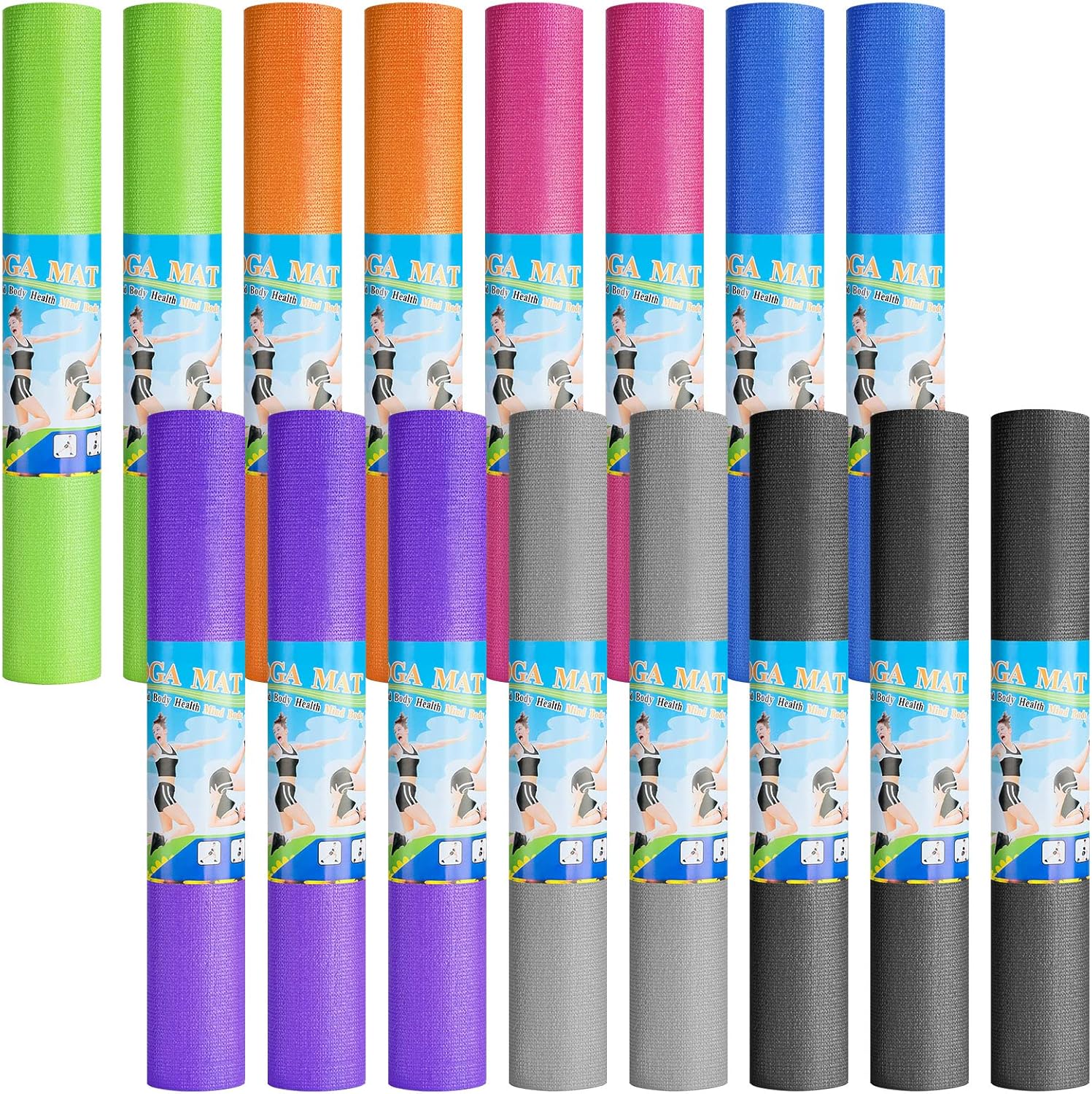 3 mm Thin Yoga Mats Lightweigh - Pilates Yoga Classes 评论和价格