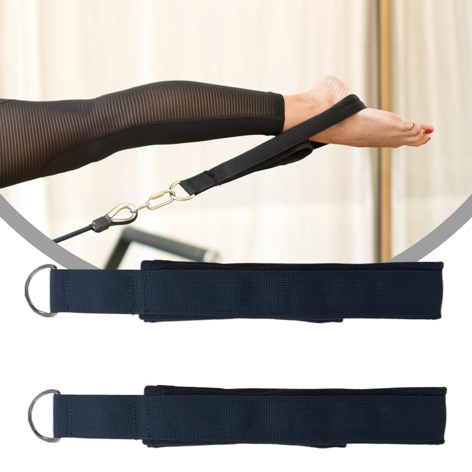 Double Ring Elastic Yoga Pilat - Pilates Ankle Strap 评论和价格
